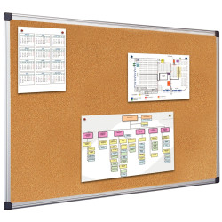 Tableau liège lg60xL90cm avec encadrement alu