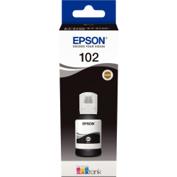 Epson 102 flacon d'encre noire authentique (T03R140)