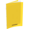 Piqûre 140 pages CONQUERANT, 24x32 cm, seyès, couv PP jaune