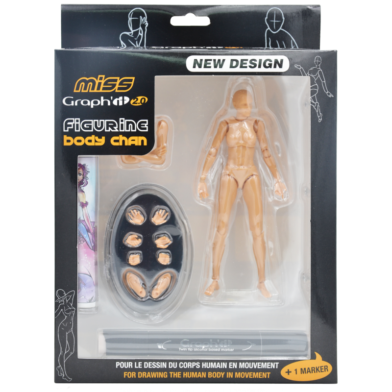 Figurine articulée Mister/Miss 2.0 + 1 Graphite Marker - Mister