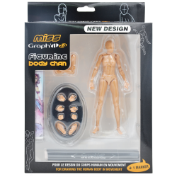 Figurine articulée Mister/Miss 2.0 + 1 Graphite Marker - Miss