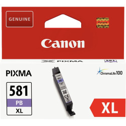 Canon 581XL cartouche jet d'encre bleu photo haute capacité authentiqu