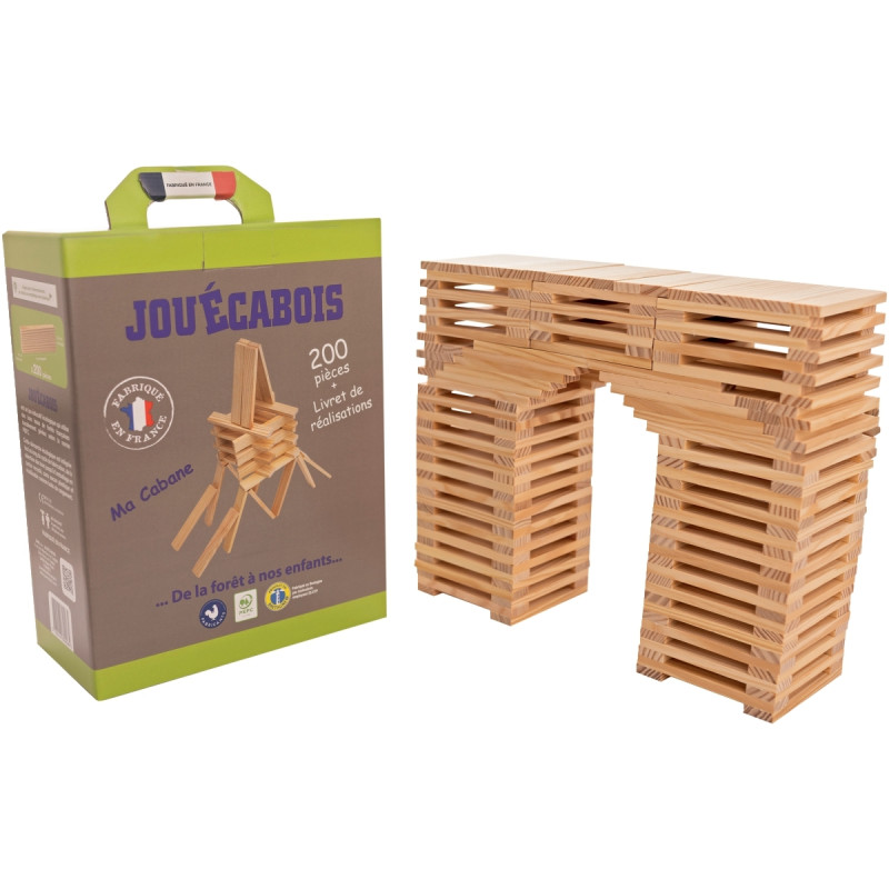 Boite de 200 planchettes JOUECABOIS + livret