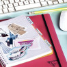 Cahier-trieur PROACTIV'BOOK LINICOLOR FRESH 160 pages perforées, forma