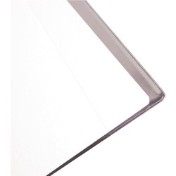 Protège cahier pvc A4 incolore a rabats