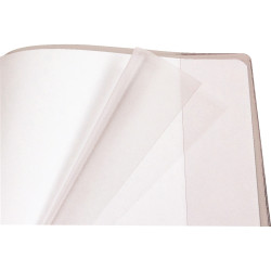 Protège cahier pvc A4 incolore a rabats