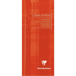 Carnet de notes 32 pages, format 8,5 x 20 cm