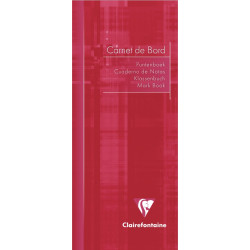 Carnet de notes 32 pages, format 8,5 x 20 cm