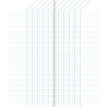 Carnet de notes 32 pages, format 8,5 x 20 cm