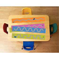 Set de 8 pistes graphiques 100x15cm n°1