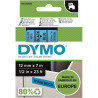Recharge DYMO D1 12 mm x 7 m noir et bleu