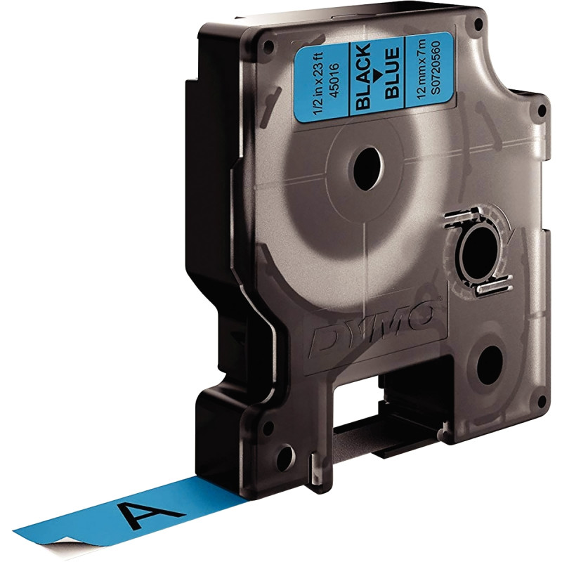 Recharge DYMO D1 12 mm x 7 m noir et bleu