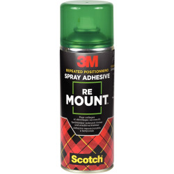 Aérosol de 400 ml de colle 3M pour repositionnements successifs