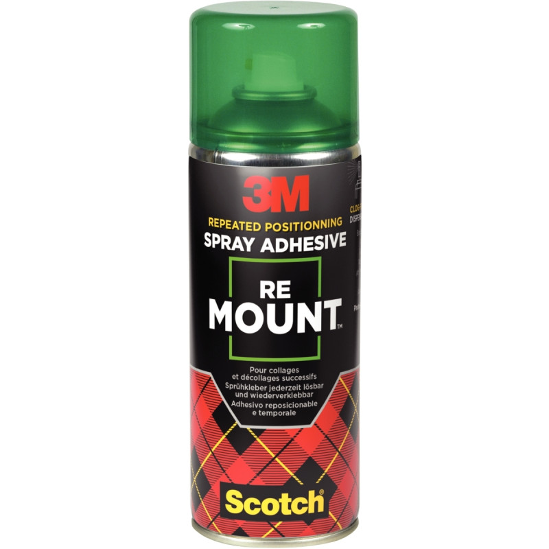 Aérosol de 400 ml de colle 3M pour repositionnements successifs