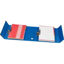 Classeur à levier MIL-AR, 2x 2 anneaux pour format A4, bleu