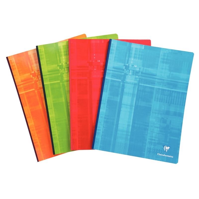 Brochure 192 pages CLAIREFONTAINE, format 24x32 cm, quadrillé 5x5, pap