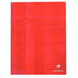 Brochure 192 pages CLAIREFONTAINE, format 24x32 cm, quadrillé 5x5, pap