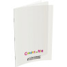 Cahier de vie 96 pages CONQUERANT, 24x32 cm, ligné/uni, couv PP incolo