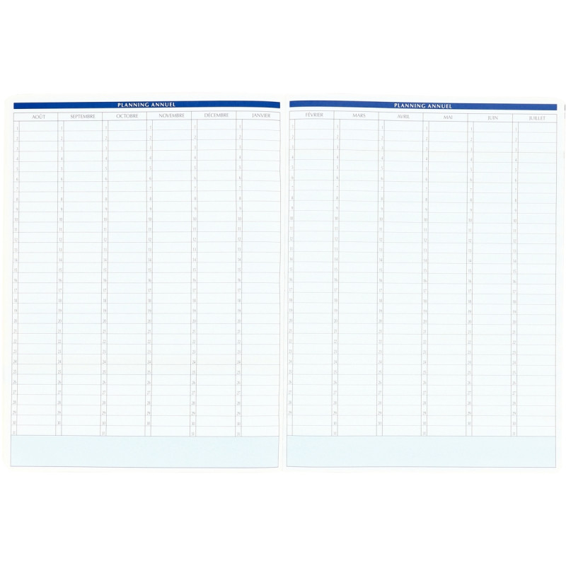 Cahier du professeur 100 pages, format 24x32 cm