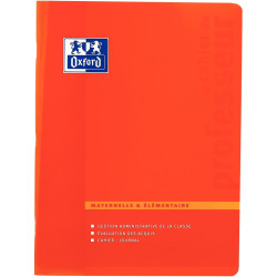 Cahier du professeur 100 pages, format 24x32 cm