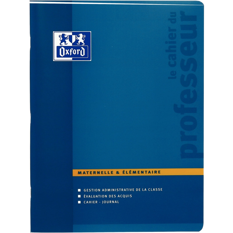 Cahier du professeur 100 pages, format 24x32 cm