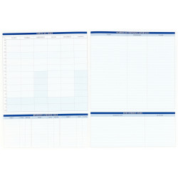 Cahier du professeur 100 pages, format 24x32 cm