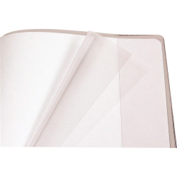 Protège cahier pvc 24x32 incolore à rabats