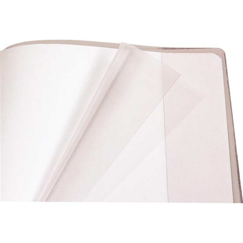Protège cahier pvc 24x32 incolore à rabats