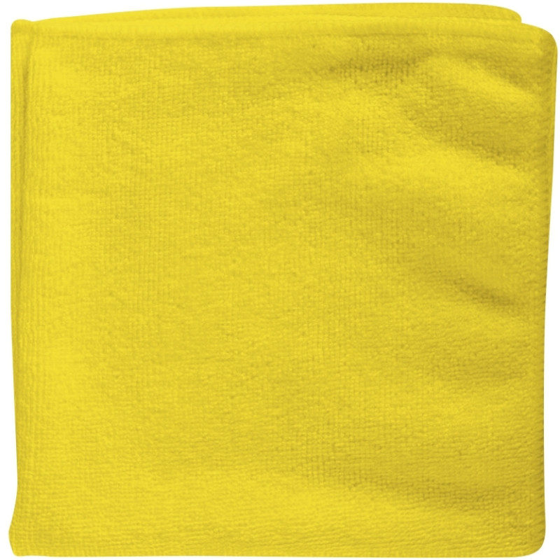 Paquet de 5 lavettes microfibres jaunes