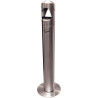 Cendrier sur pied en inox 8L