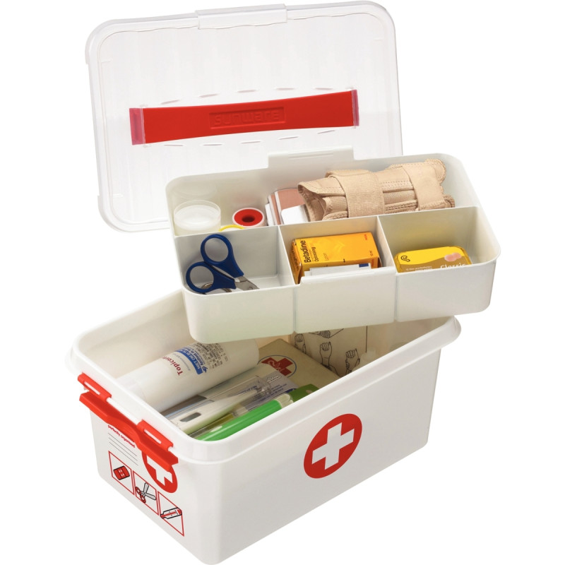 Boite de rangement à pharmacie 6L