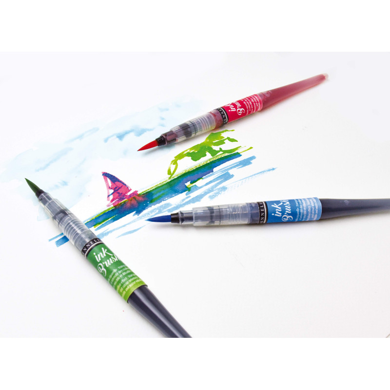 Pinceau aquarelle Ink Brush - 614 Orange