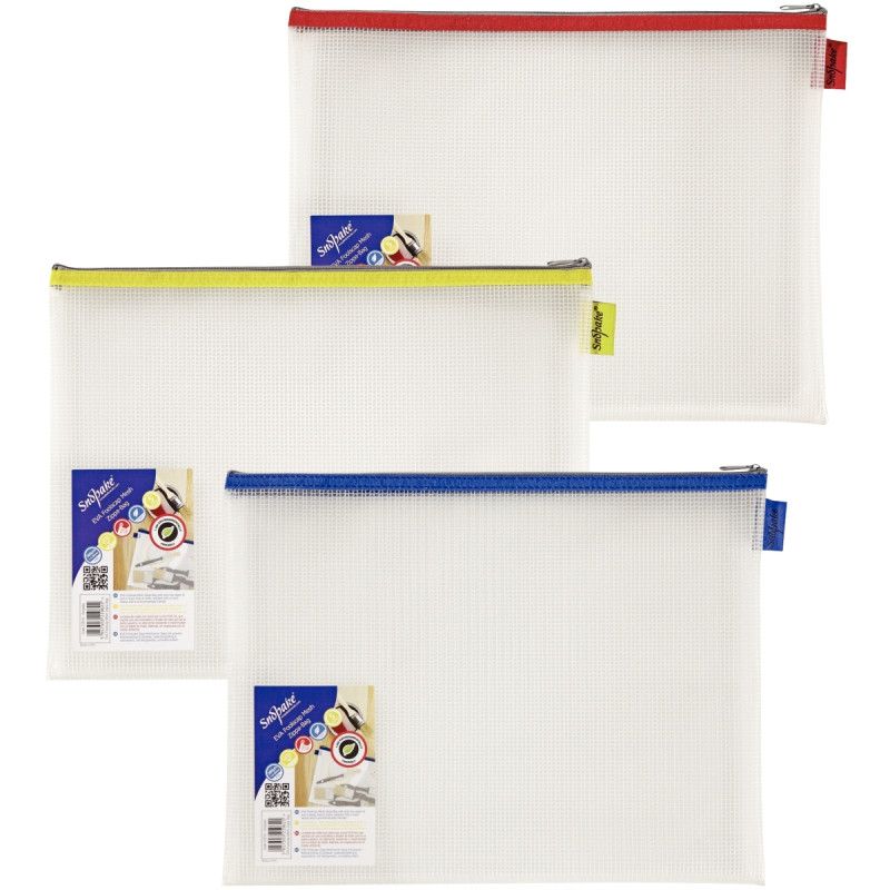 Pochette fourre-tout 280x358mm assorties