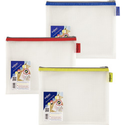 Pochette fourre-tout 210x257mm assorties