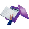 Boite de rangement CLICK&STORE A4+ violette