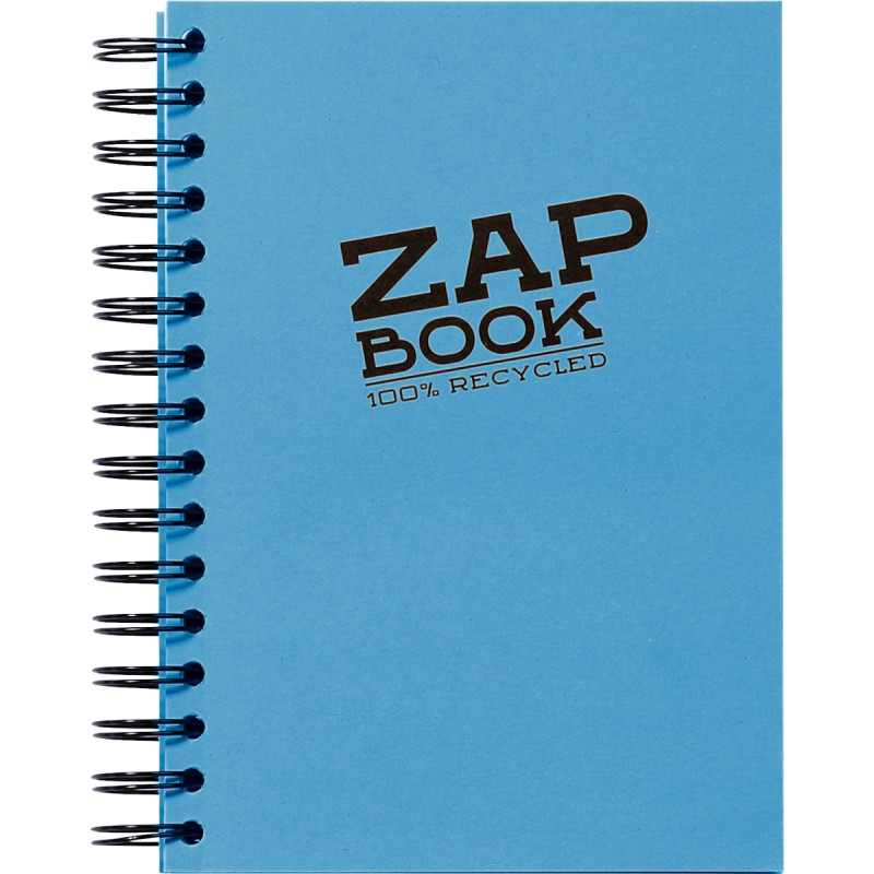Cahier à reliure intégrale Zap Book, 160 pages unies, format A5