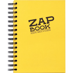 Cahier à reliure intégrale Zap Book, 160 pages unies, format A5