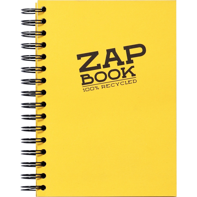 Cahier à reliure intégrale Zap Book, 160 pages unies, format A5