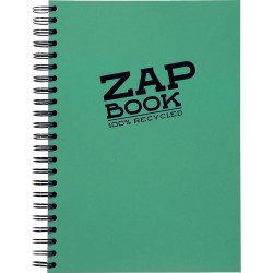 Cahier à reliure intégrale Zap Book, 160 pages unies, format A4