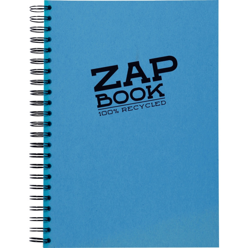 Cahier à reliure intégrale Zap Book, 160 pages unies, format A4