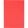Protège-documents OPAK en polypropylène, 80 vues, rouge