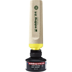 Flacon recharge surligneur Edding 24 jaune