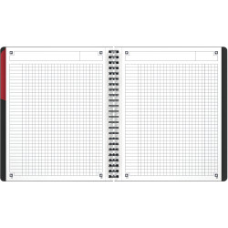Cahier à reliure intégrale ACTIVEBOOK format A5+ quadrillé 5x5, 160 pa