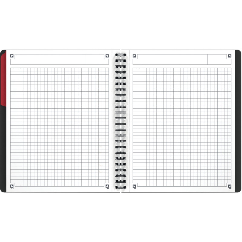 Cahier à reliure intégrale ACTIVEBOOK format A5+ quadrillé 5x5, 160 pa