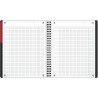 Cahier à reliure intégrale ACTIVEBOOK format A5+ quadrillé 5x5, 160 pa