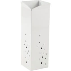 Porte parapluie métal blanc