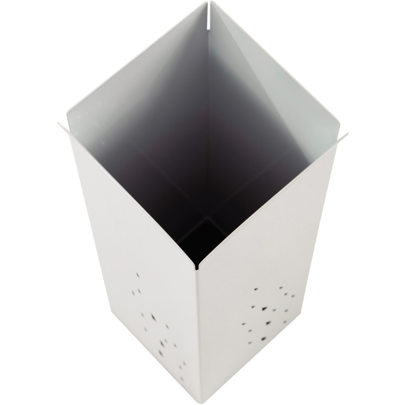 Porte parapluie métal blanc
