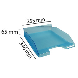 Corbeille à courrier LINICOLOR turquoise