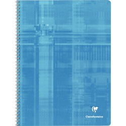 Reliure intégrale 100 pages CLAIREFONTAINE, format 24x32 cm, quadrillé