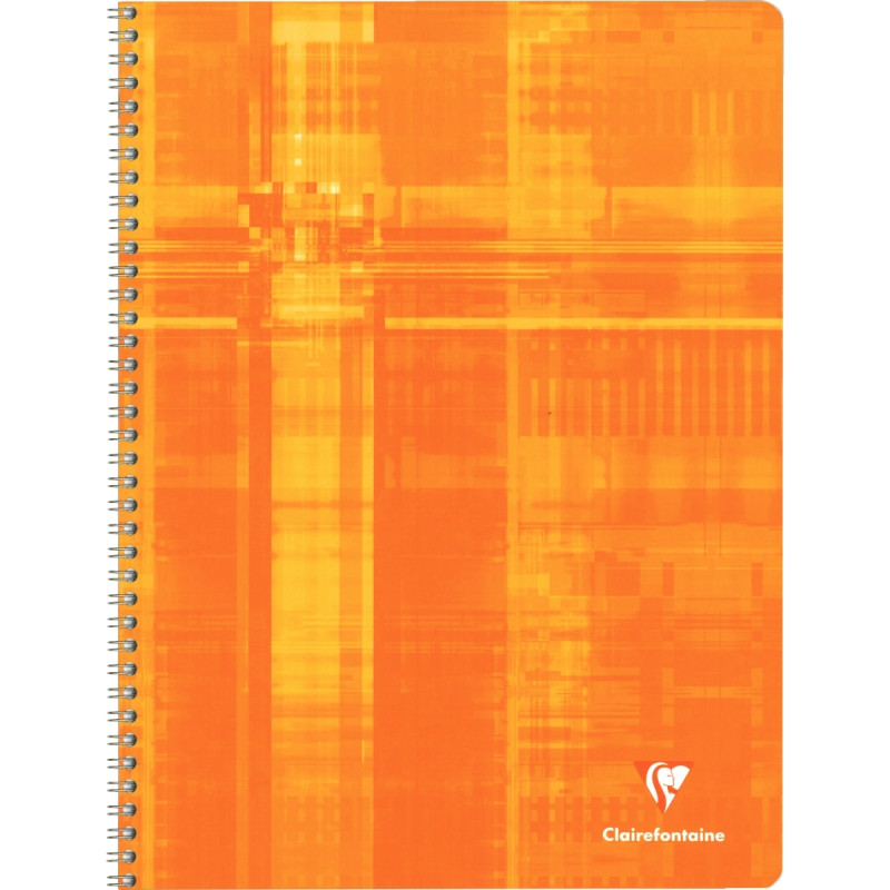 Reliure intégrale 100 pages CLAIREFONTAINE, format 24x32 cm, quadrillé